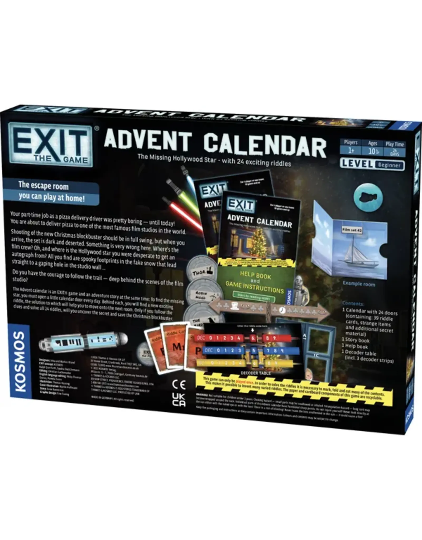 Thames & Kosmos (KOSMOS) EXIT: Advent Calendar: The Missing Hollywood Star
