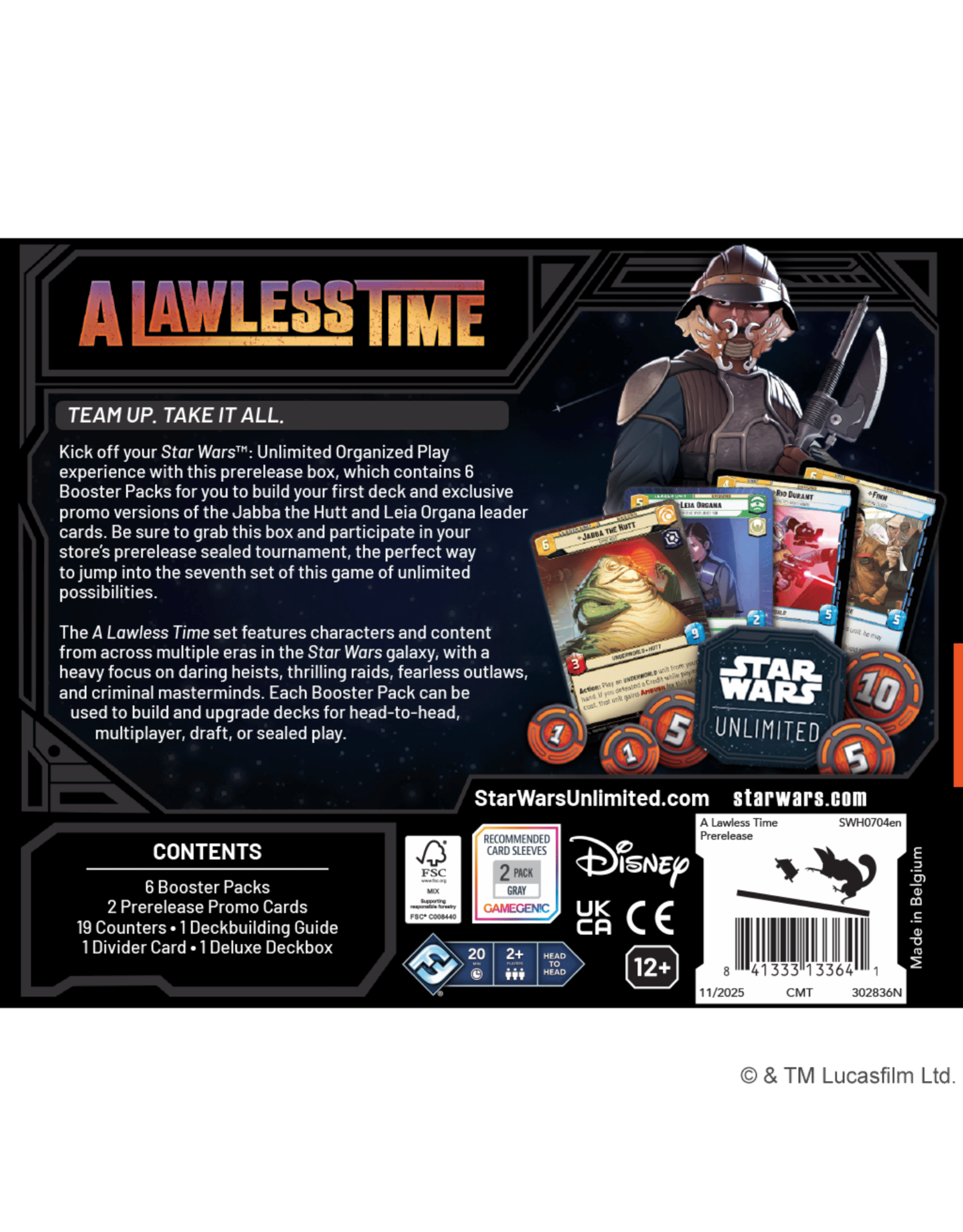 Star Wars: Unlimited - A Lawless Time: Prerelease Box