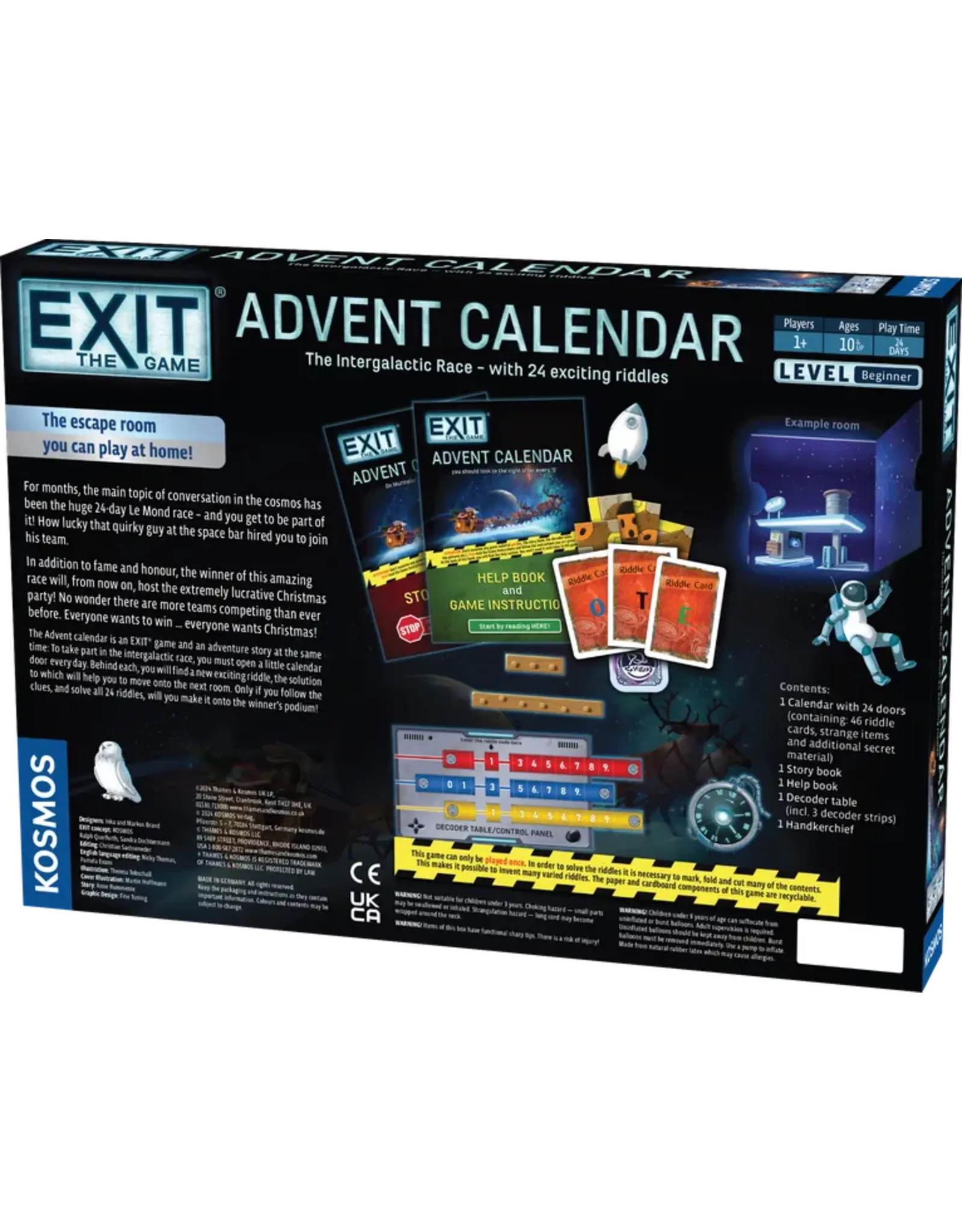 Thames & Kosmos (KOSMOS) EXIT: Advent Calendar: The Intergalactic Race