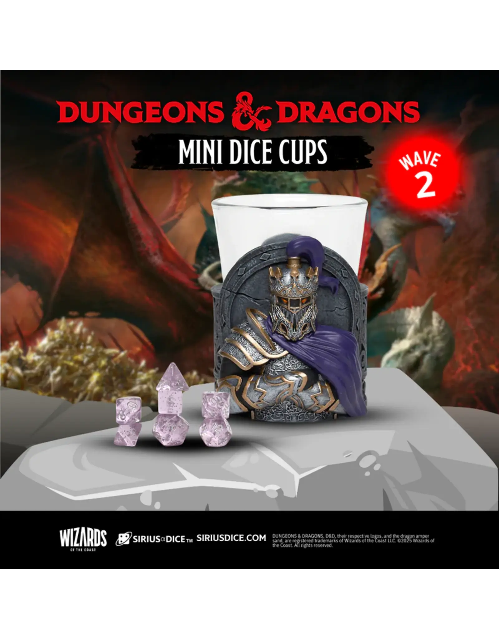 Sirius Dice D&D Mini Dice Cups Series 2 single