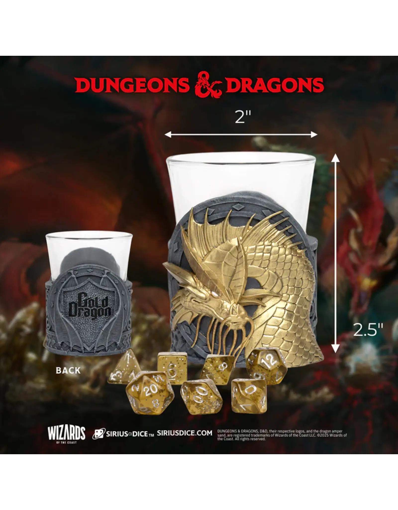 Sirius Dice D&D Mini Dice Cups Series 2 single