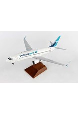 Skymarks WestJet 737-800 1/100 With Wood Stand