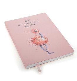 Glad To Be Me Pink Lined Journal
