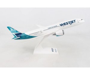 Ｍ08/02a0712☆ミニカー　ボーイング　787-9 ウェストジェット航空 skymarks-westjet-dreamliner787