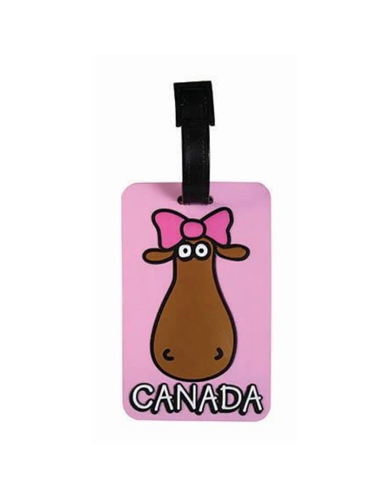 Stone Age Luggage Tag - Miss Moose