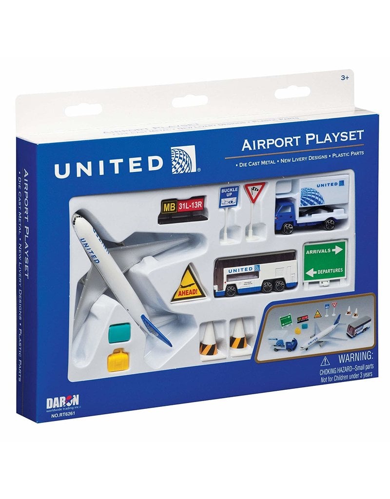 United Airlines Playset old