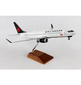  Air Canada 737Max8 1/100 W/Wooden stand