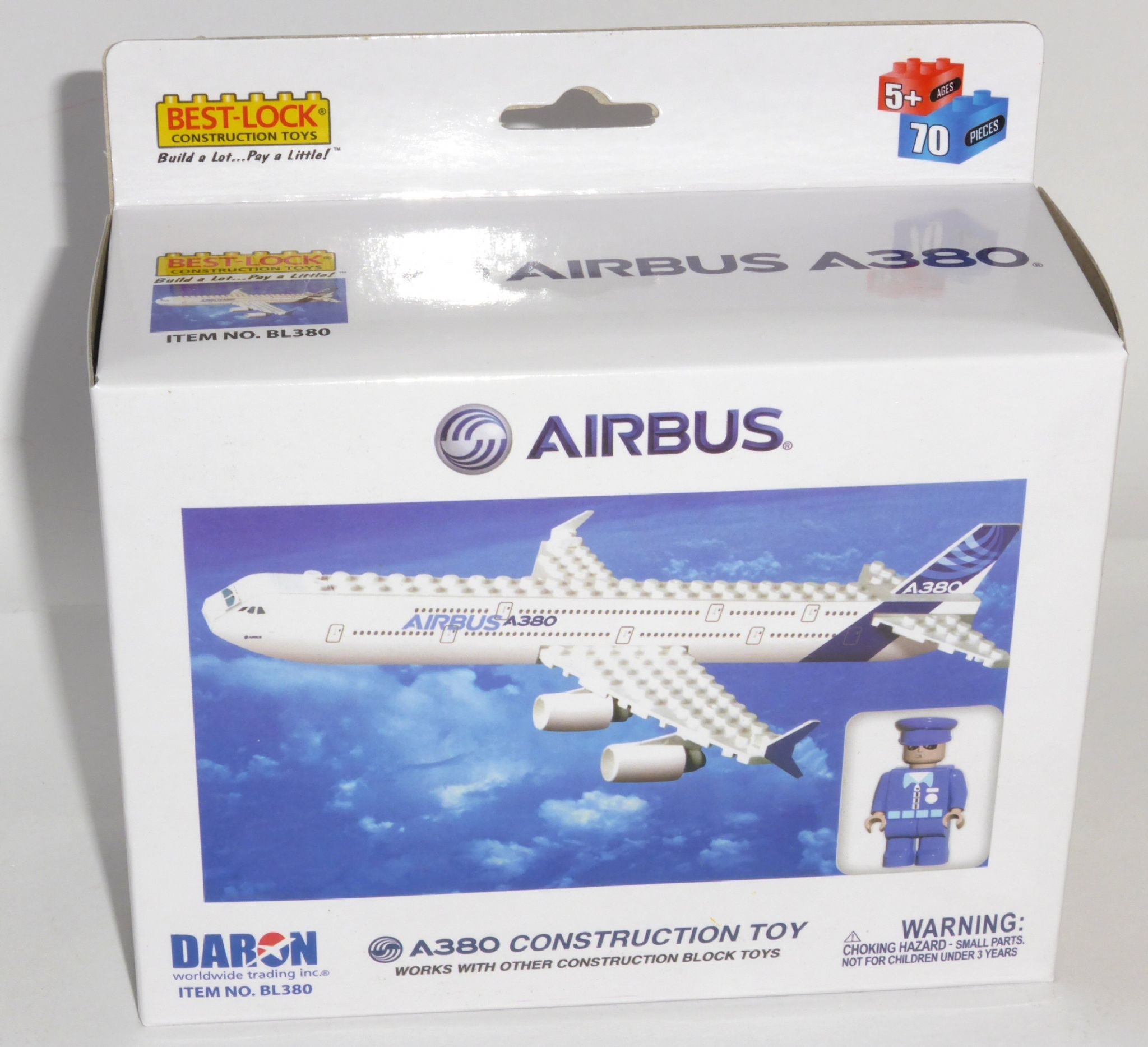 Airbus A380 55 Piece Construction set - Who's Who in the Zoo