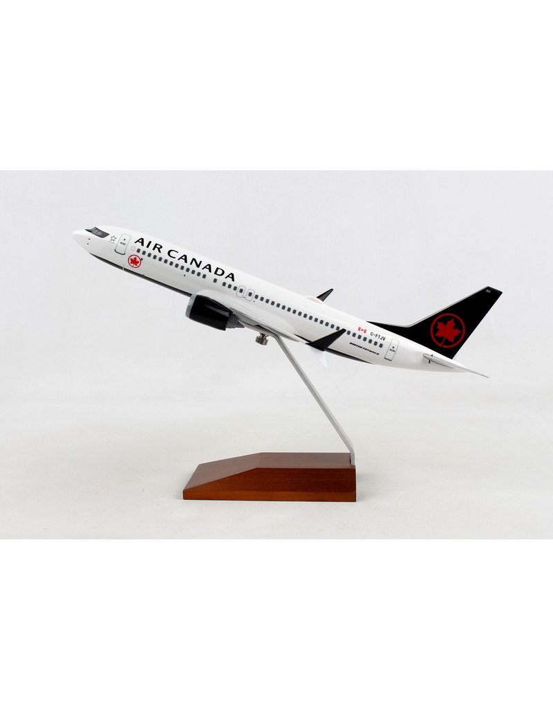 Air Canada 737MAX 8 1\130 Wooden Stand