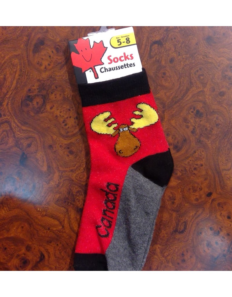 Stone Age Goofy Moose Socks 5-8