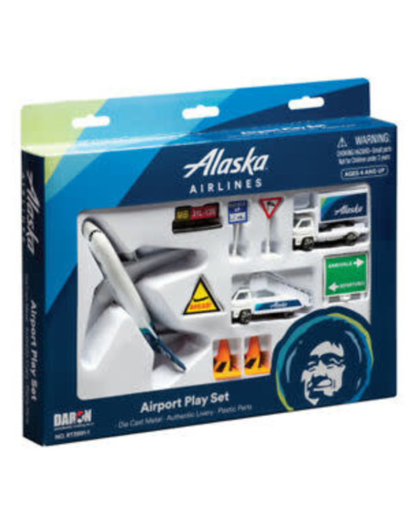 Alaska Airlines Airport Play Set New Livery