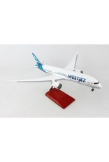 Skymarks WestJet 787-9 1/100 W/Wood Stand & Gear