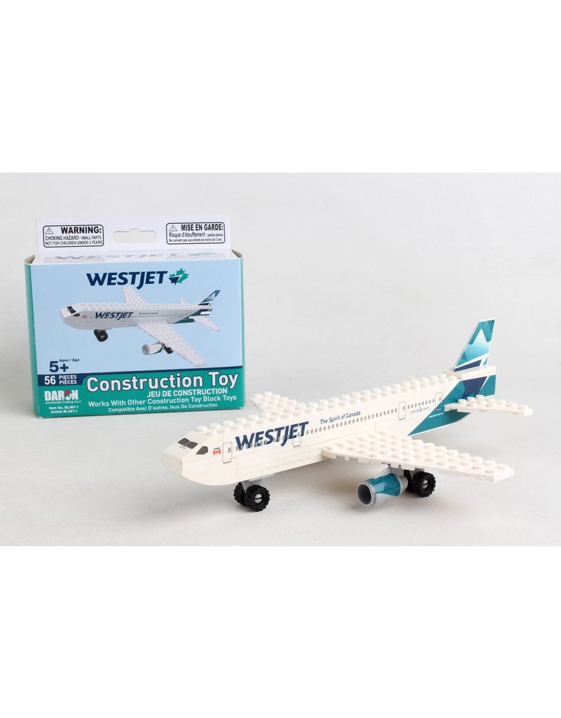 Best Lock WestJet 56 Pieces Construction Toy New Livery