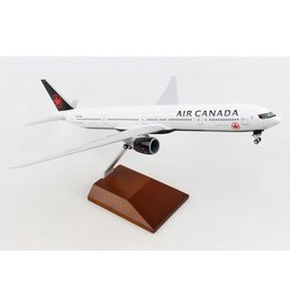 Skymarks Air Canada 777-300 1/200 W/Gear & Wood Stand