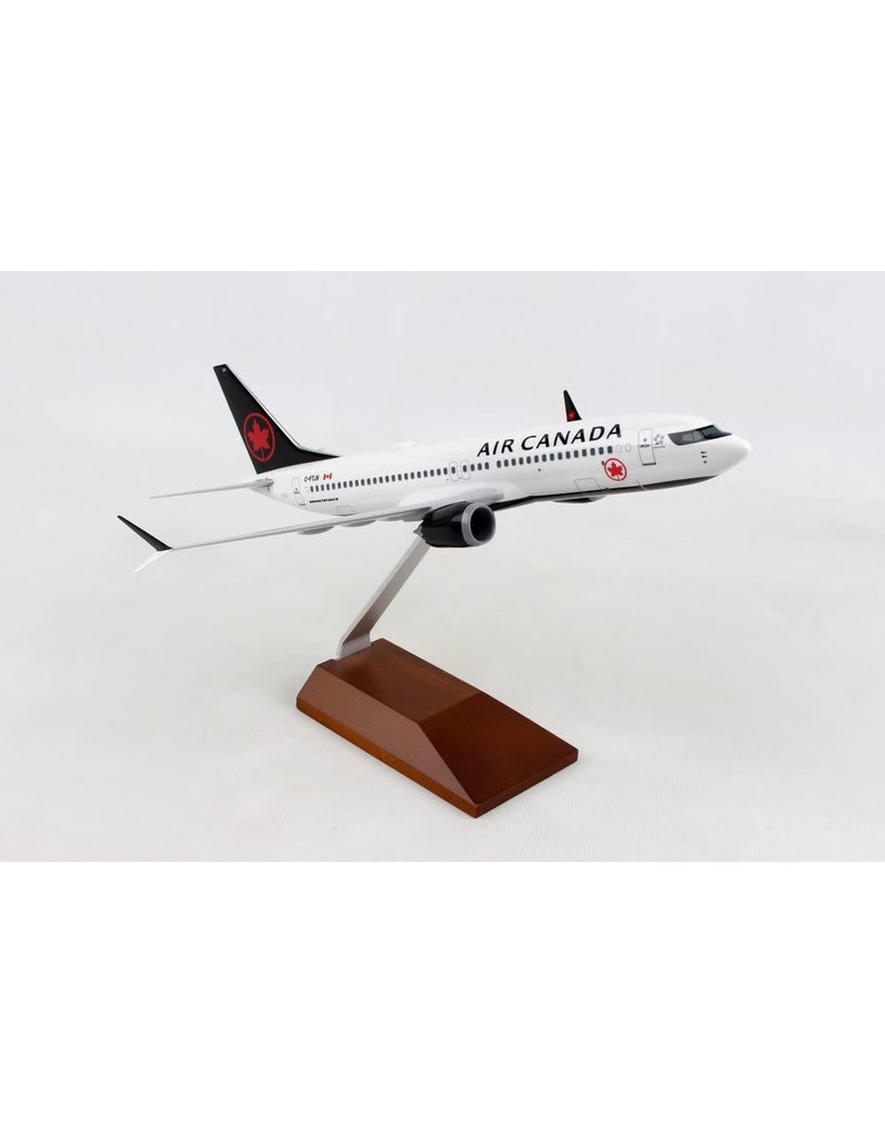 Air Canada 737MAX 8 1\130 Wooden Stand
