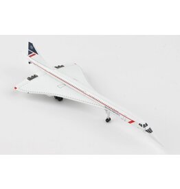 HERPA BRITISH CONCORDE 1/500 NOSE DOWN