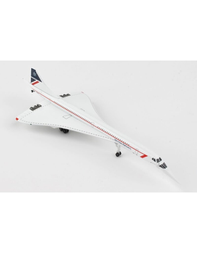 HERPA BRITISH CONCORDE 1/500 NOSE DOWN