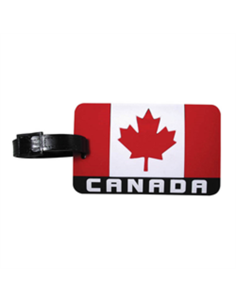 Stone Age Luggage Tag - Canada Flag