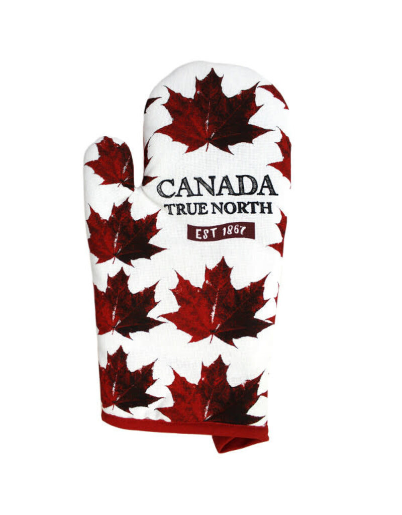 Niagara River Trading Company Oven Mitt - TRUE NORTH Leaves