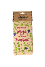 Niagara River Trading Company Tea Towel - Wine Sunshine