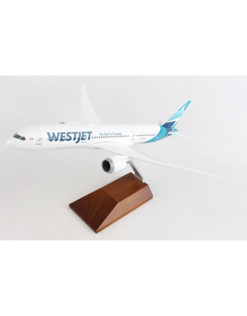 SKYMARKS WESTJET 787-9 1/200 W/WOOD STAND