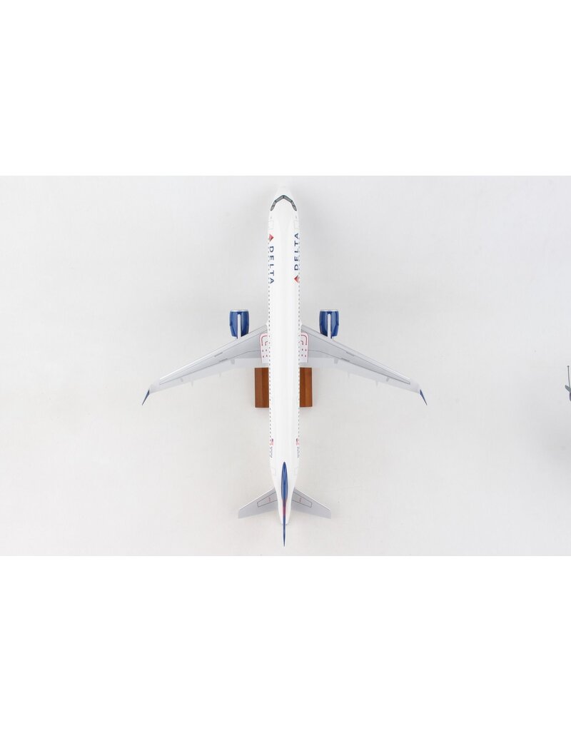 SKYMARKS DELTA A321NEO 1/100 W/WOOD STAND &  GEAR