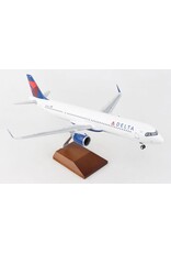 SKYMARKS DELTA A321NEO 1/100 W/WOOD STAND &  GEAR