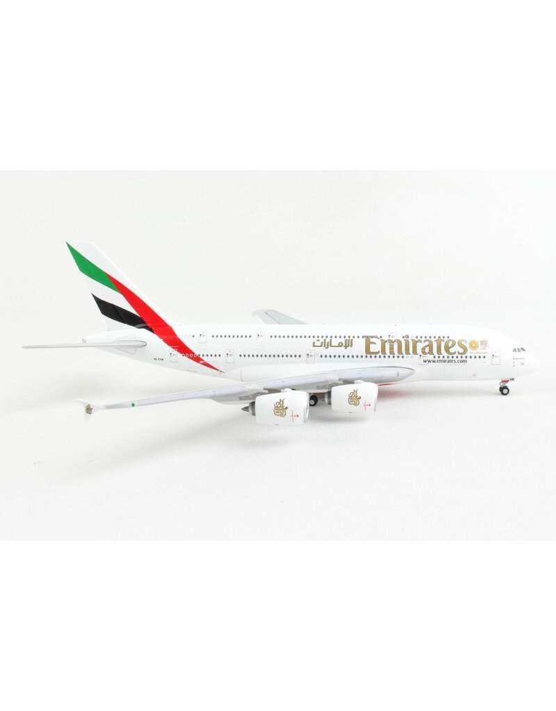 Gemini Jets 1/400 GEMINI EMIRATES A380 1/400 SMALL EXPO 2020  LOGO REG#A6-EVN