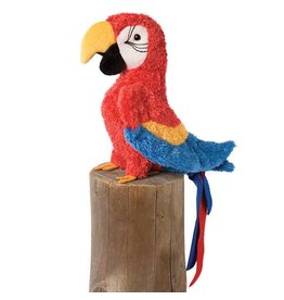 Douglas Gabby Red Parrot  8''