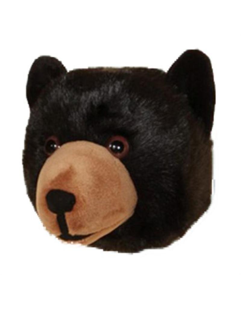 Wall Toy Black Bear Head Large