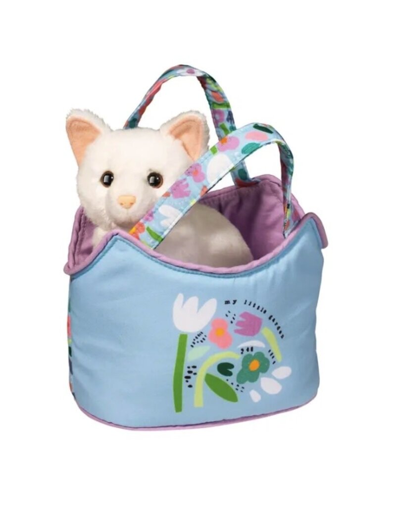 Douglas My Little Garden Sassy Sak W/ White Cat