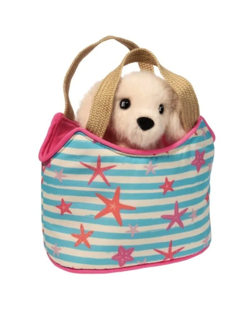 Douglas Starfish Stripe Sak W/Yellow Lab