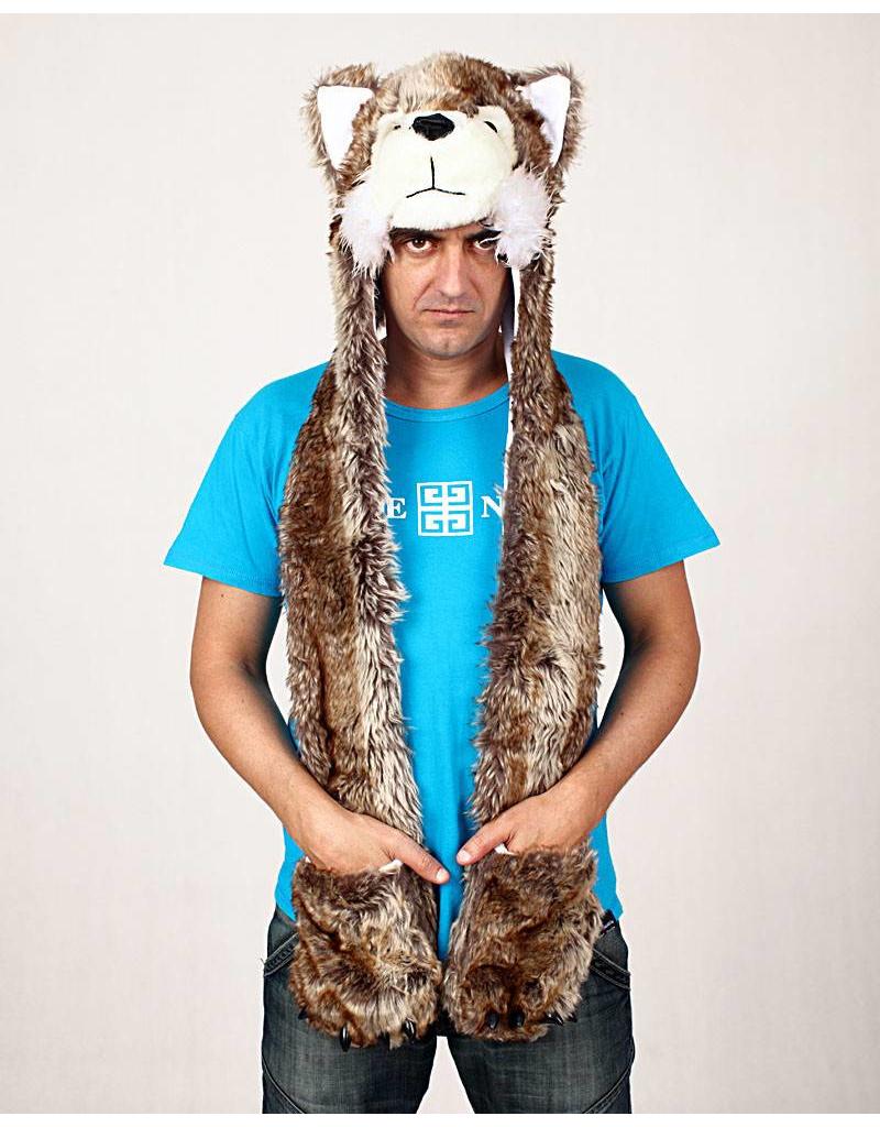 heavy husky brown hat