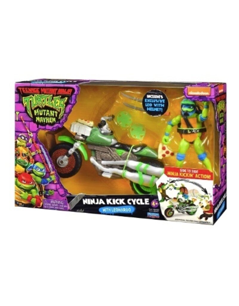 Nickelodeon TMNT NINJA KICK CYCLE w/ Leonardo