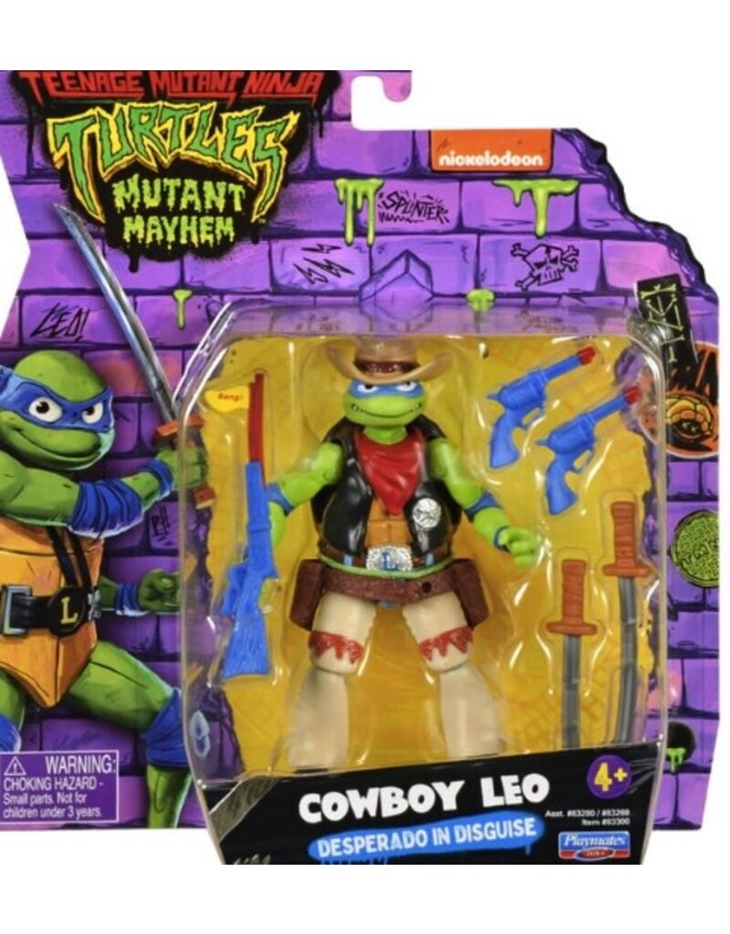 Nickelodeon TMNT Mayhem-Cowboy Leo Action Figure
