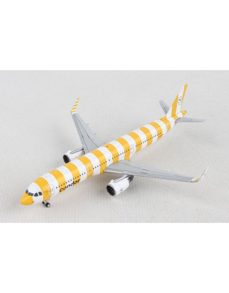 Gemini Jets 1/400 GEMINI CONDOR A321 1/400 REG#D-AIAD YELLOW STRIPES