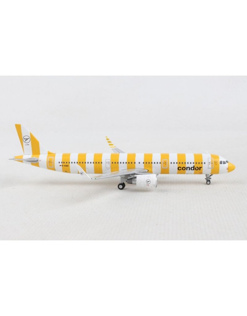 Gemini Jets 1/400 GEMINI CONDOR A321 1/400 REG#D-AIAD YELLOW STRIPES
