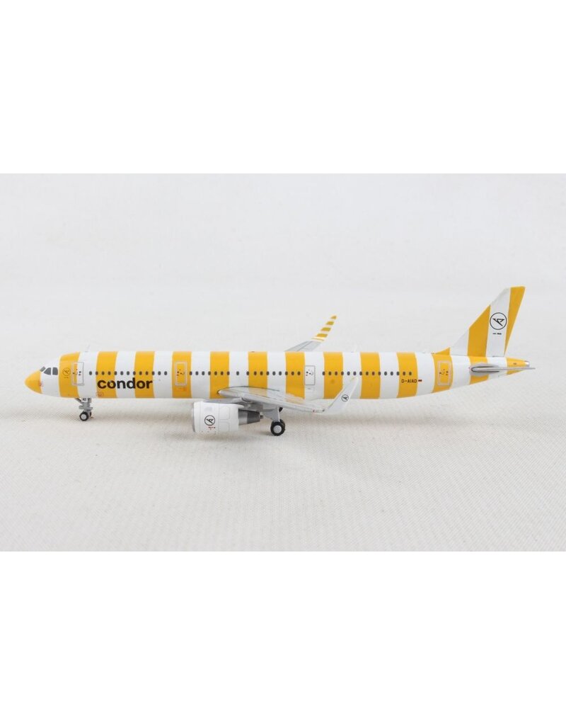 Gemini Jets 1/400 GEMINI CONDOR A321 1/400 REG#D-AIAD YELLOW STRIPES