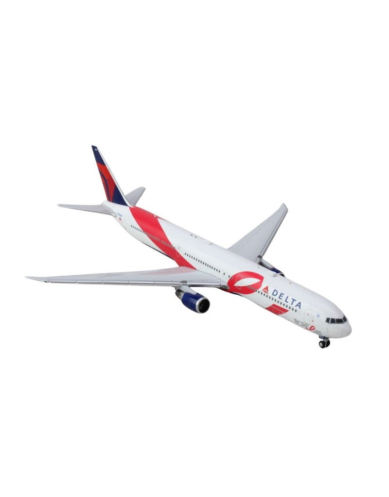 Gemini Jets 1/400 GEMINI DELTA 767-400ER 1/400 REG#M845MH BREAST CANCER RES