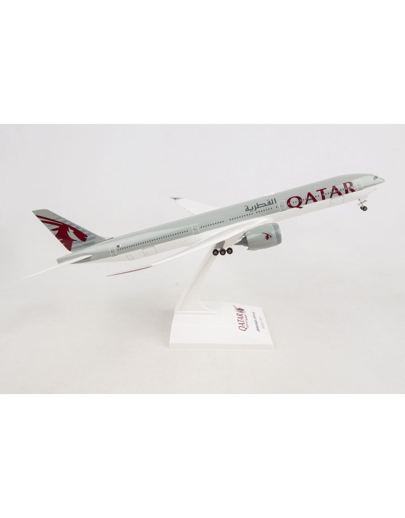 SKYMARKS QATAR 777-9 1/200 W/GEAR & FLEX WINGTIPS
