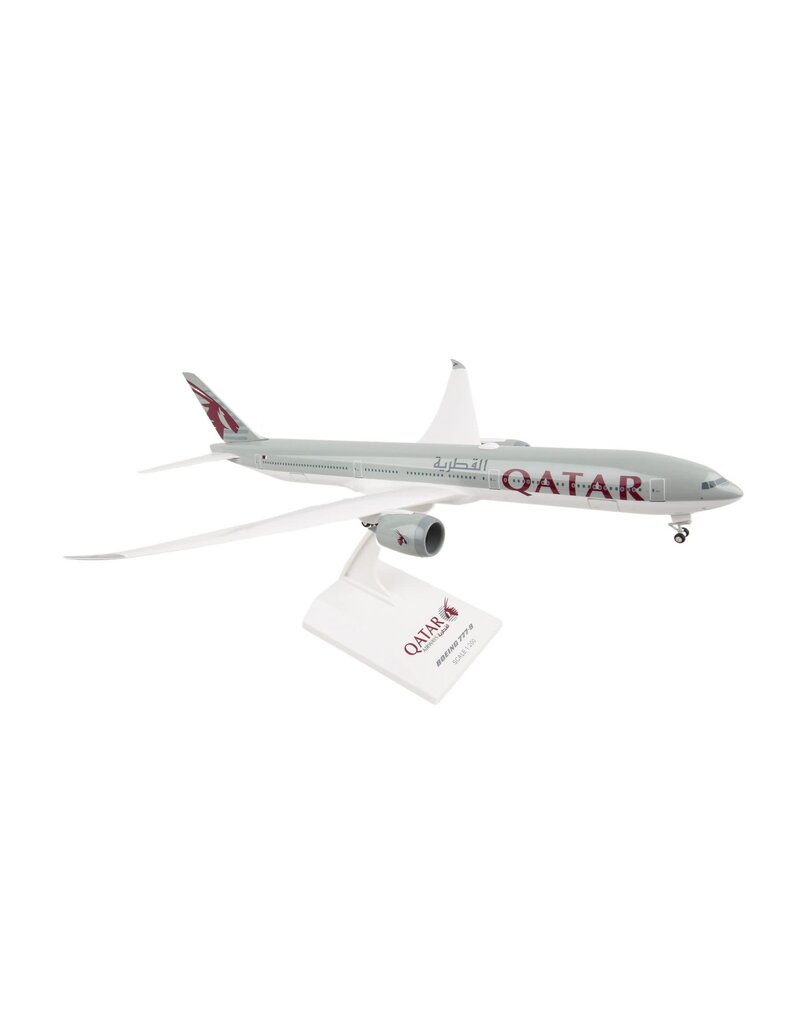 SKYMARKS QATAR 777-9 1/200 W/GEAR & FLEX WINGTIPS