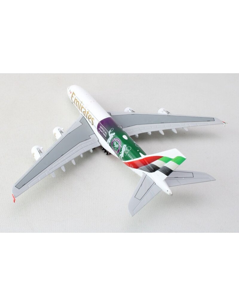 Gemini Jets 1/400 GEMINI EMIRATES A380 1/400 WIMBLEDON 2024 REG#A6-EOE