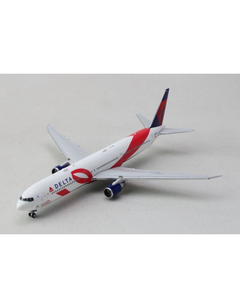 Gemini Jets 1/400 GEMINI DELTA 767-400ER 1/400 REG#M845MH BREAST CANCER RES