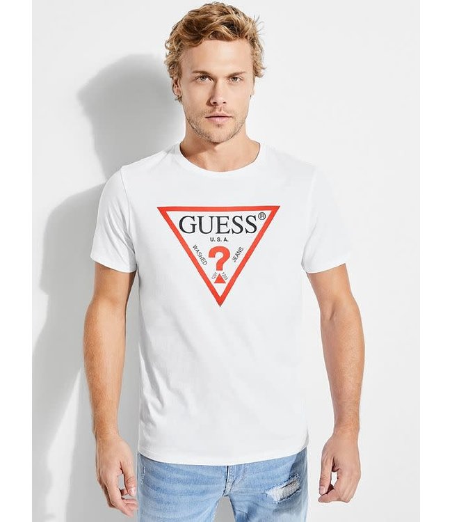 guess classic logo tee