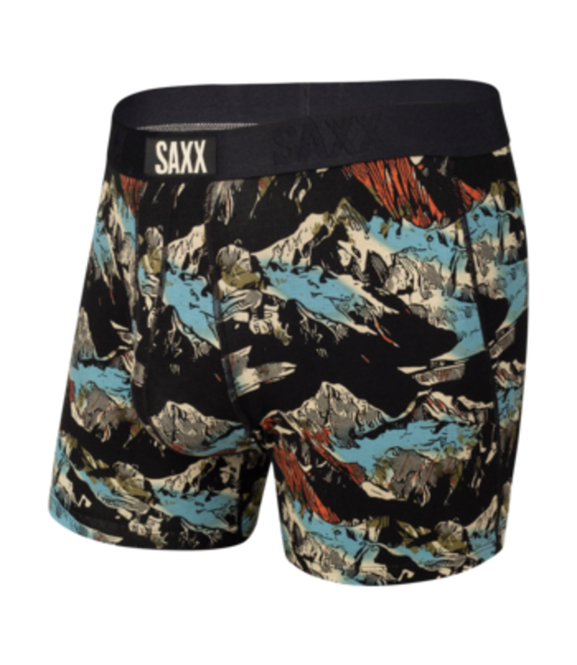 SAXX Ultra Boxer Brief Black Mountainscape