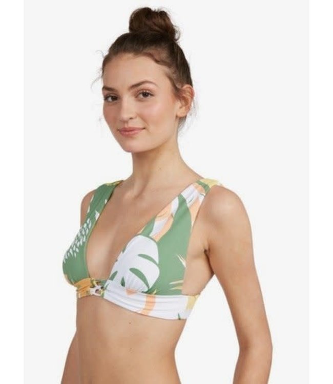 Roxy Wildflowers Elongated Tri Bikini Top