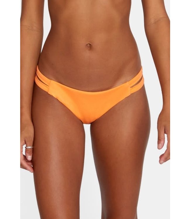 RVCA Womens Solid Full Bikini Bottoms