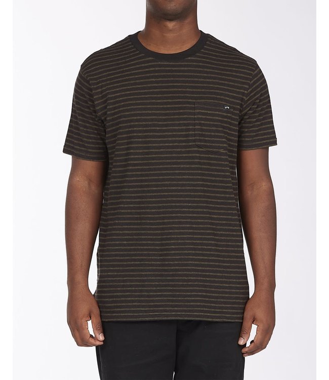 Billabong  Mens El Dorado Hemp Stripe Tee