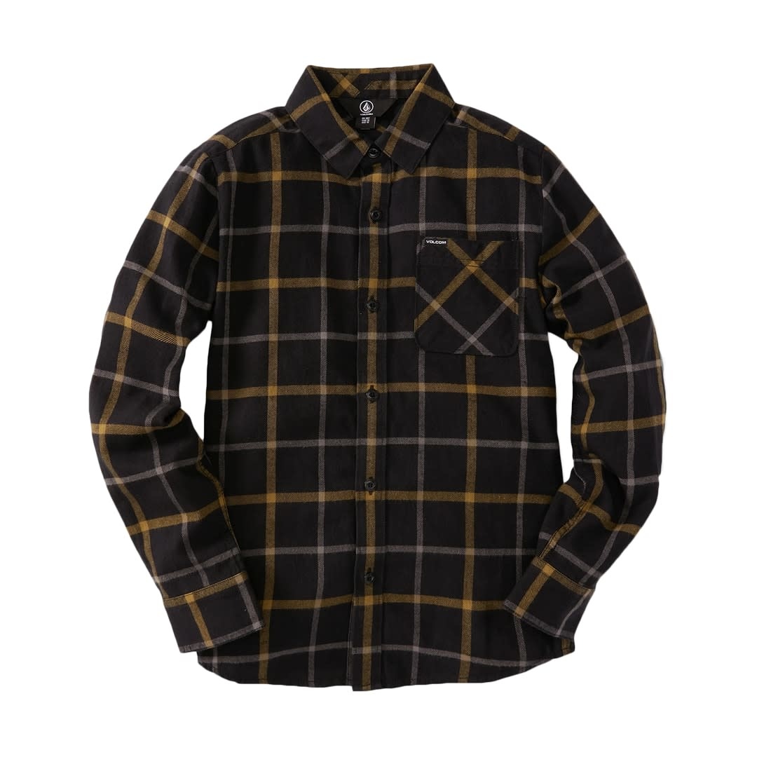 Caden Plaid Flannel - Black – Volcom Canada