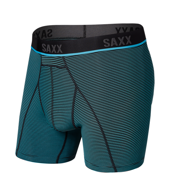 SAXX Kinetic Boxer Brief - Cool Blue Stripe